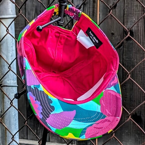 ♠️ Kate Spade New York Orchid Bloom Baseball Cap NWT - Picture 7 of 8